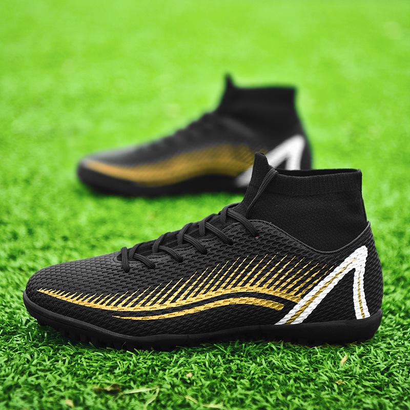 

Футбольные бутсы с высоким верхом для мужчин и женщин, большой размер 46 47, для школьников средних классов, соревнования по лонгетированию, обучение детей ломке ногтей 35