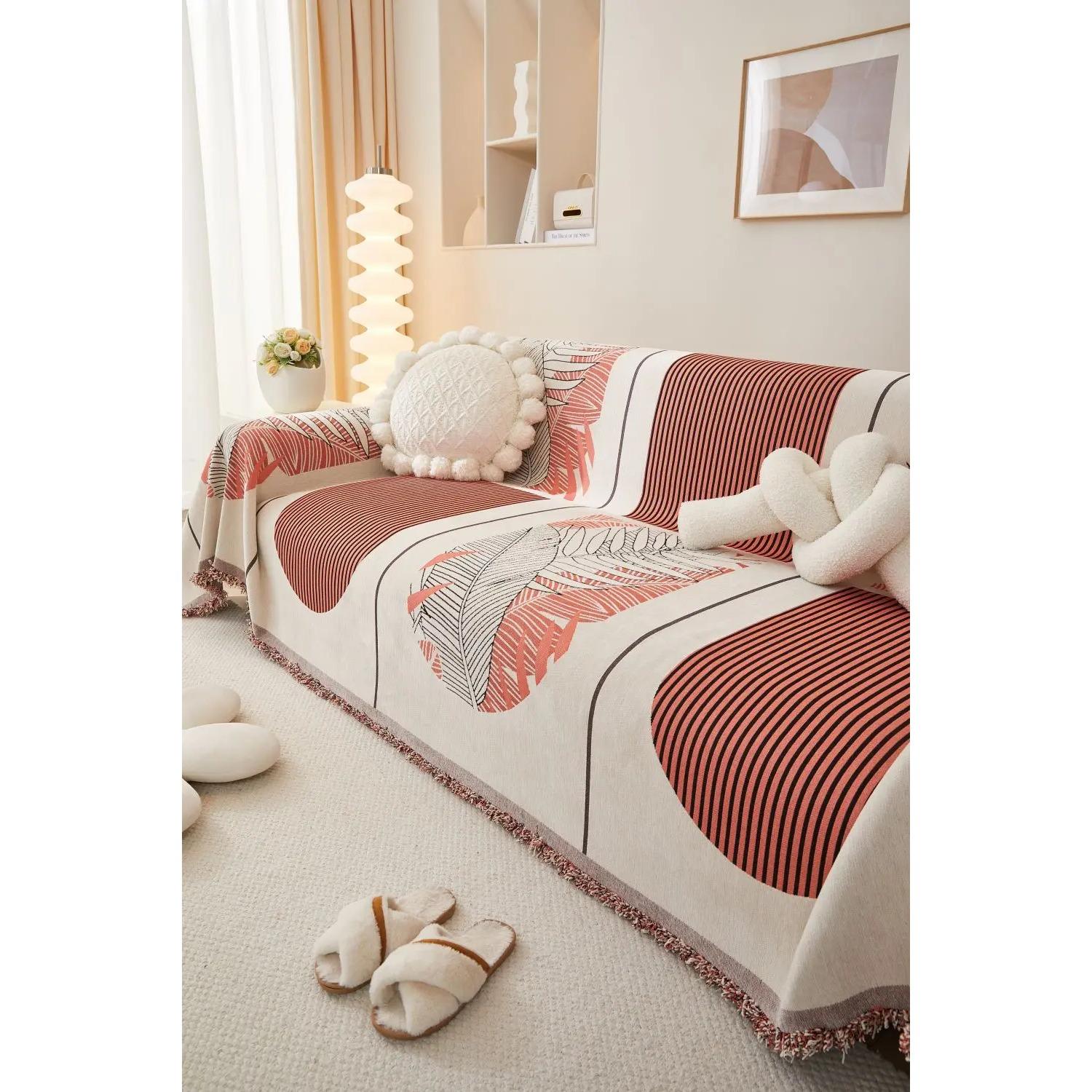 

Одеяло для кемпинга и пикника, полотенце для отдыха, дорожный коврик, диванный коврик, скандинавский лист, мягкий диван, полотенце, одеяла, два сиденья 180x130cm