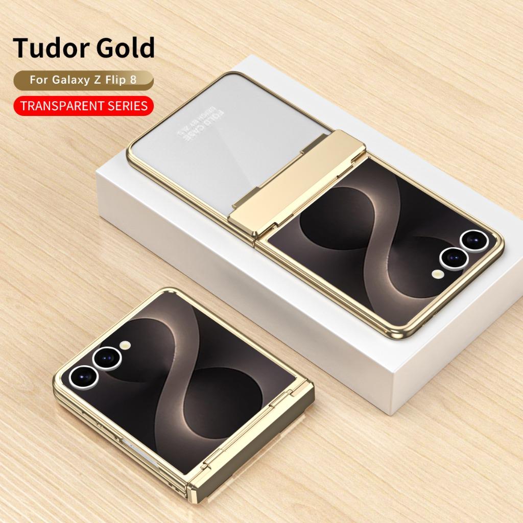 Transparent Plating Hinge Full Protection Phone