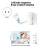 Wireless DoorBell QX-001 Ringer Self-powered Doorbell Home Waterproof With 38 Chimes Ring Bell 4-Volume Suitable for Home Office