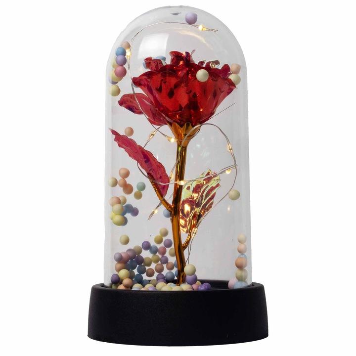 Eternal Rose in LED Glass
