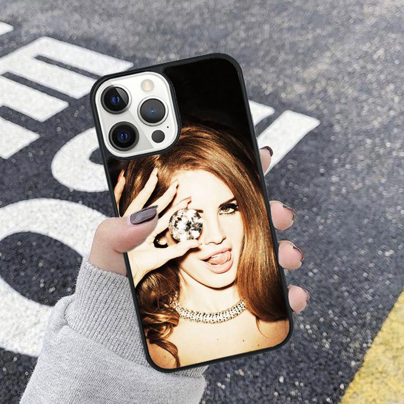 Custodia Cantante Lana Del Rey Per iPhone 17 Air 11 12 13 14 15 16 Pro Max Cover Per iPhone 17 Air 13 12 Max Plus 2020