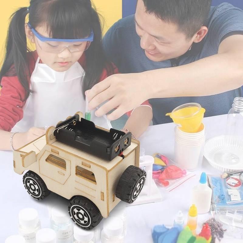 Diy Wooden Science Experiment Kit Educational Toy For Kids Handmade Assembly