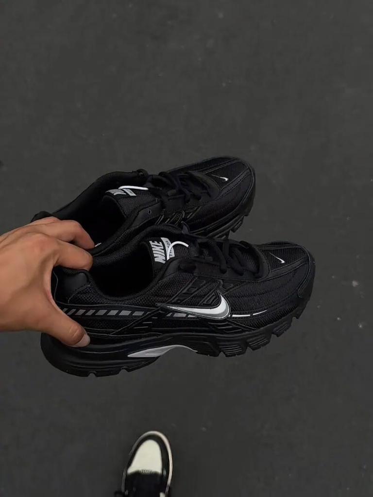 Nike Initiator Anti Slip Wear Resistant Low Top Casual City Commute Running Shoes Men's Black Sneakers IB4595-001
