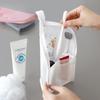 Portable Waterproof Toiletry Bag with Mesh Pouch Travel Bathroom Organizer for Toothbrush and Cosmetics
