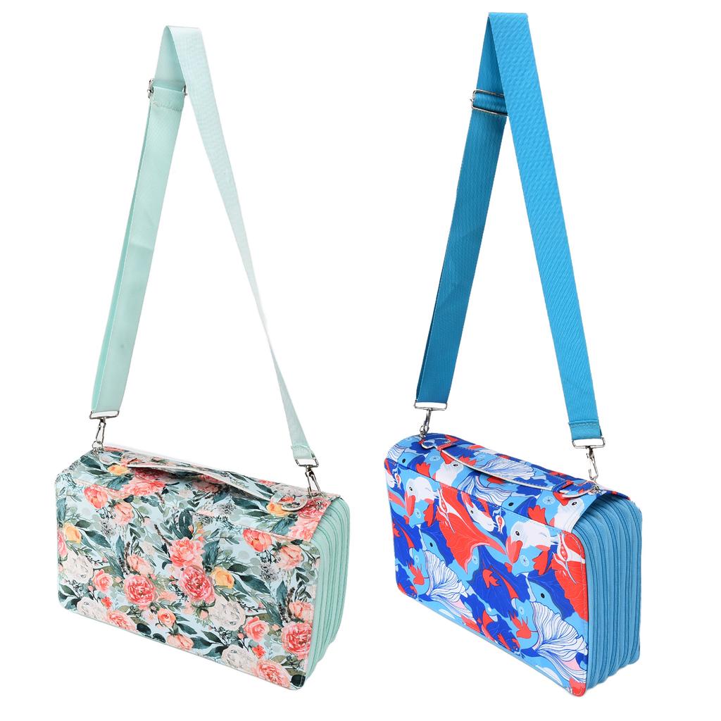 Pencil Case Large Capacity 100 Slots Exquisite Craftsmanship Wear Resistant Lightweight Portable Ros