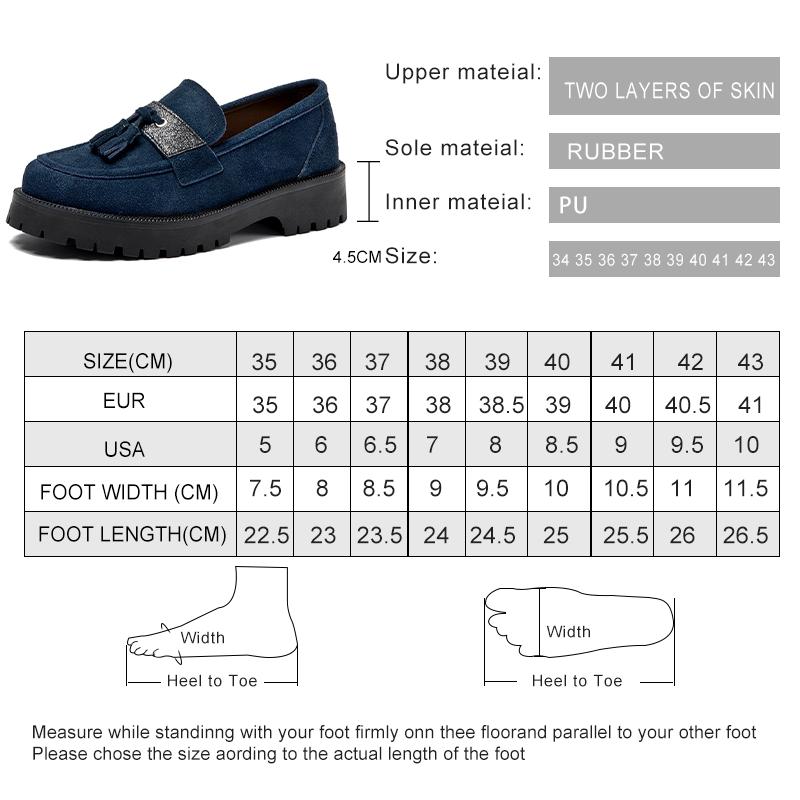 Mode AIYUQI Slipper Schuhe Damen Wildleder Echtleder 2024 Neu Britischer Stil Damen Frühlingsschuhe Übergröße Fracus Damenschuhe