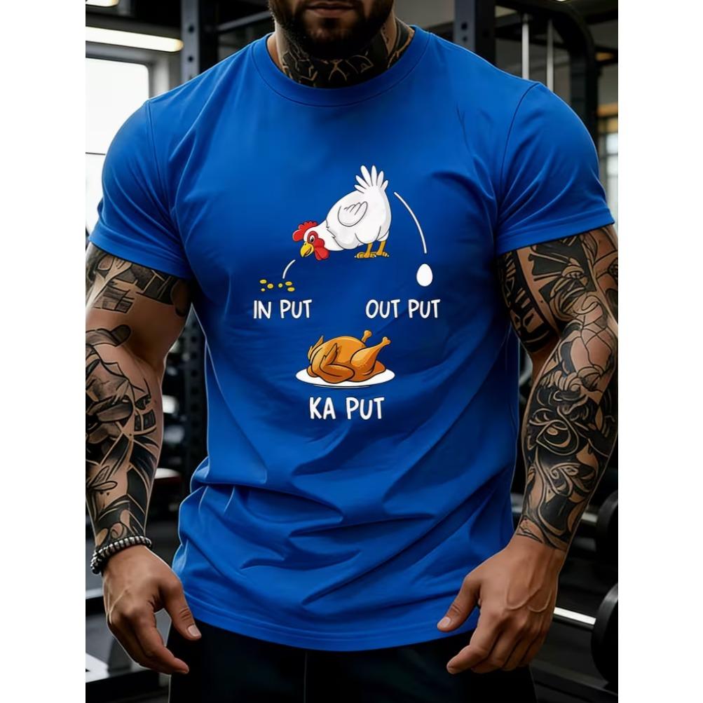 Unisexs Summer Tshirts That Are Comfortable And Quickdrying This Fun Geek Chicken Laying Eggs Adult Tshirt Creatively Iterms