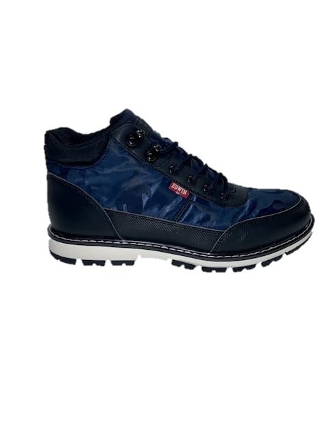

EDWIN Casual Waterproof and EDM205 Men s Boots, Non-Slip, (Navy/Black, 26.5 cm)