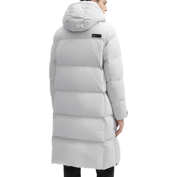 New FILA Down Jacket Men's Orchid Blue Gray F11M443908F-GY