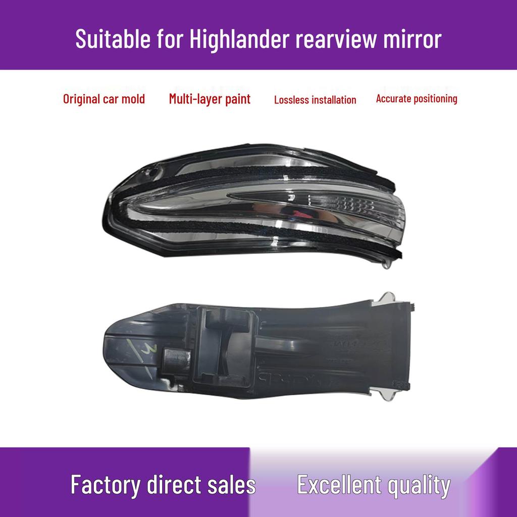 Osłony kierunkowskazów lusterek wstecznych do Toyota Highlander (2015-2025), Lewo prawo