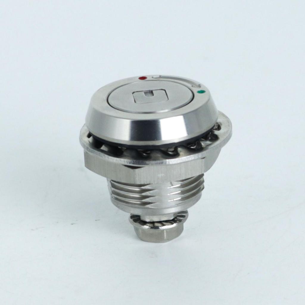 IP65 Stainless Steel Safety Quarter Turn Cam Lock with Square Insert Dust Cap for Railway Cabinet Door