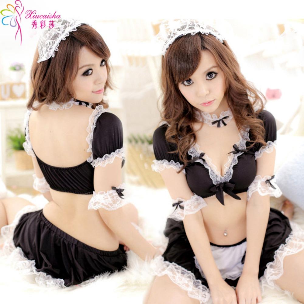 Plus Size Maid Dress Maid Uniform Sexy Lingerie Cosplay Passion Suit Hot Seduction Pajamas
