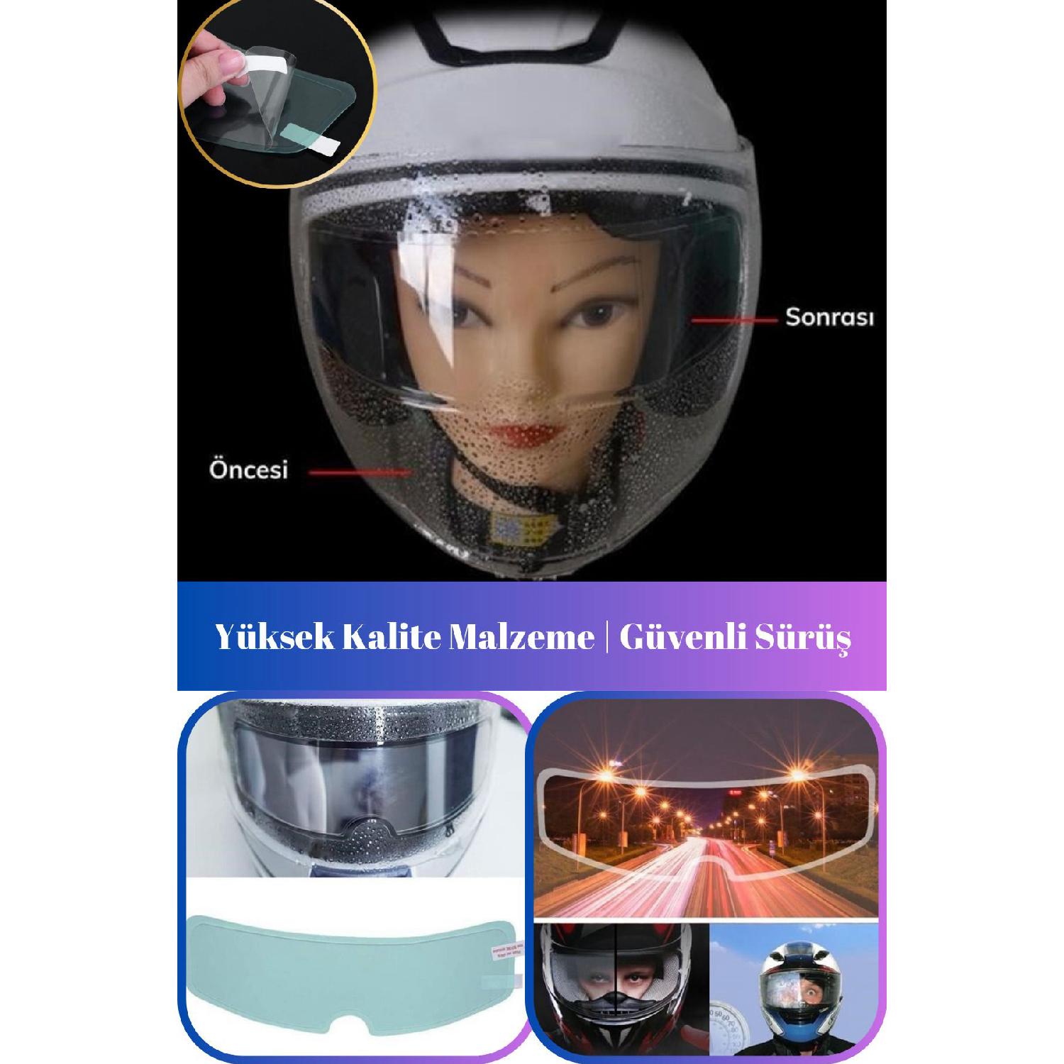 

Anti-fog And Moisture Waterproof Motorcycle Helmet Lens Film белый
