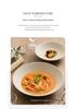 2025 High-End Ceramic Mushroom-Inspired Multi-Use Plate for Pasta, Soup, and Salad