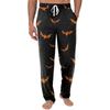 Men's Knitted Halloween Print Pocket Casual Pants Pajama Pants