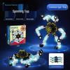 Deformable Luminous Gyro Toy for Kids - Educational Stress-Relief Mechanical Spinner