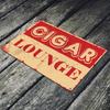 Vintage Cigar Tin Sign Metal Wall Art For Man Cave Bar Garage Decor Rustic Retro 12x8 Inch