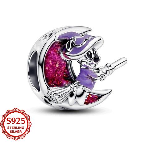 New 925 Silver Olaf Minnie Cartoon Pendant Bead Charm for DIY Original European Bracelet Fashion Jewelry Gifts