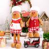 Ausziehbarer Bein Lebkuchenbäcker Puppe - Unisex Weihnachtsfigur Ornament