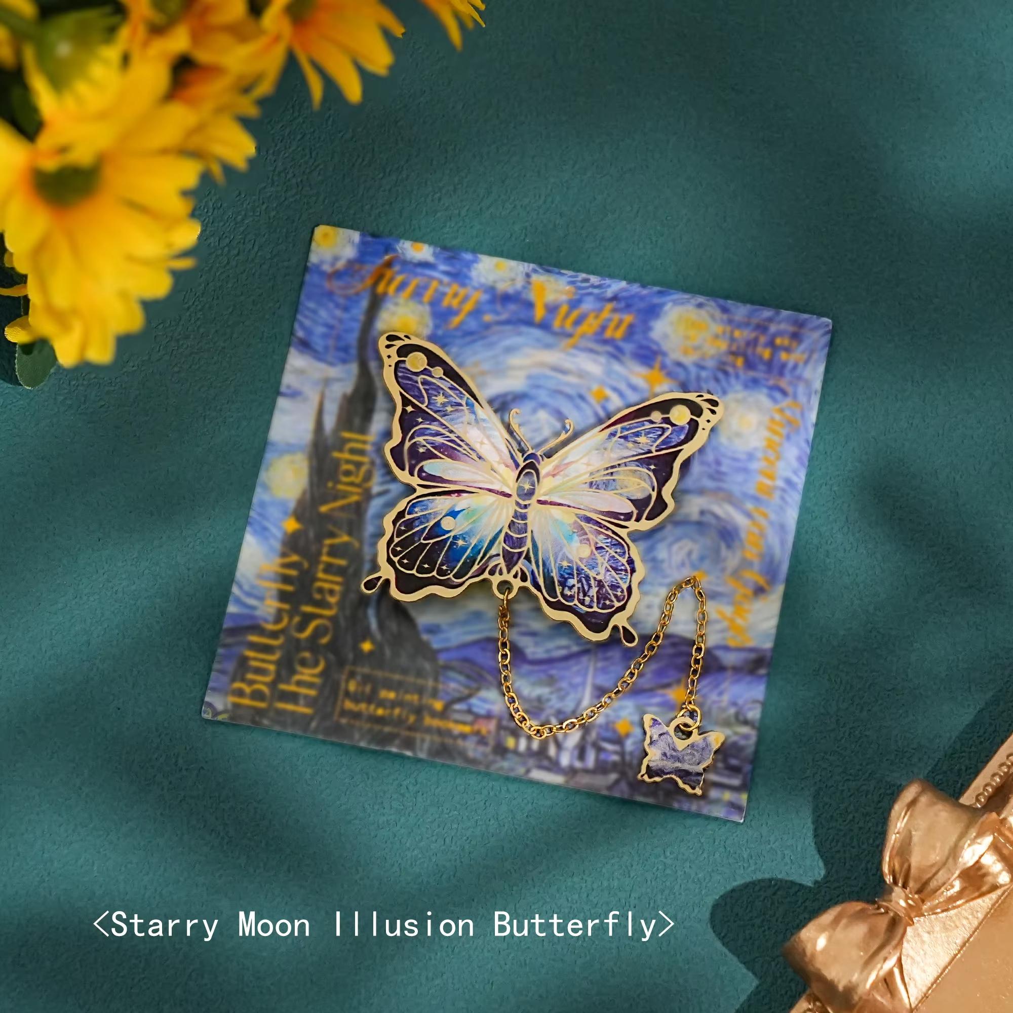

Vintage Butterfly Metal Bookmark With Long Tassel Creative Stationery Gift For Book Lovers Readers Teachers Students School Gift