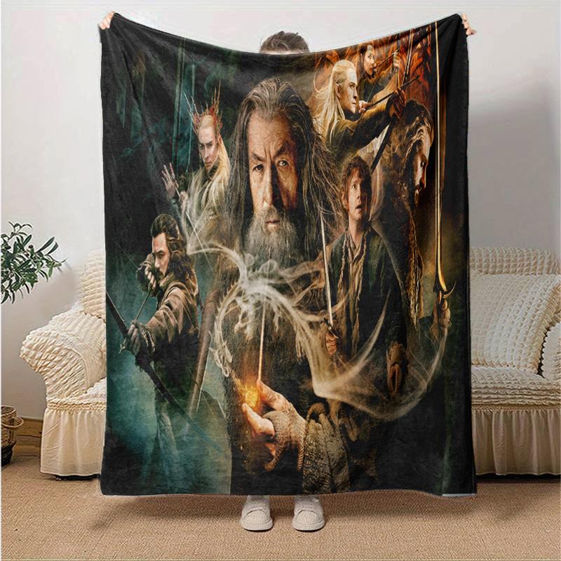 The Hobbit: The Battle of the Five Armies Movie Poster PrintPrint Blanket, Soft Blanket For Sofa Office Bed And Travelling Daughter Birthday