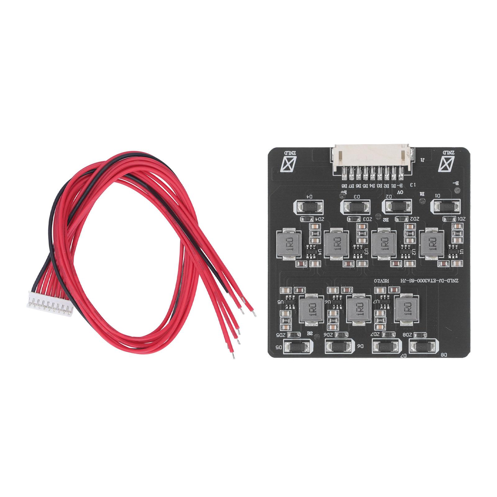 

Балансир пасивного вирівнювання батареї Плата передачі енергії літію Модуль вирівнювання 1.2A 8S