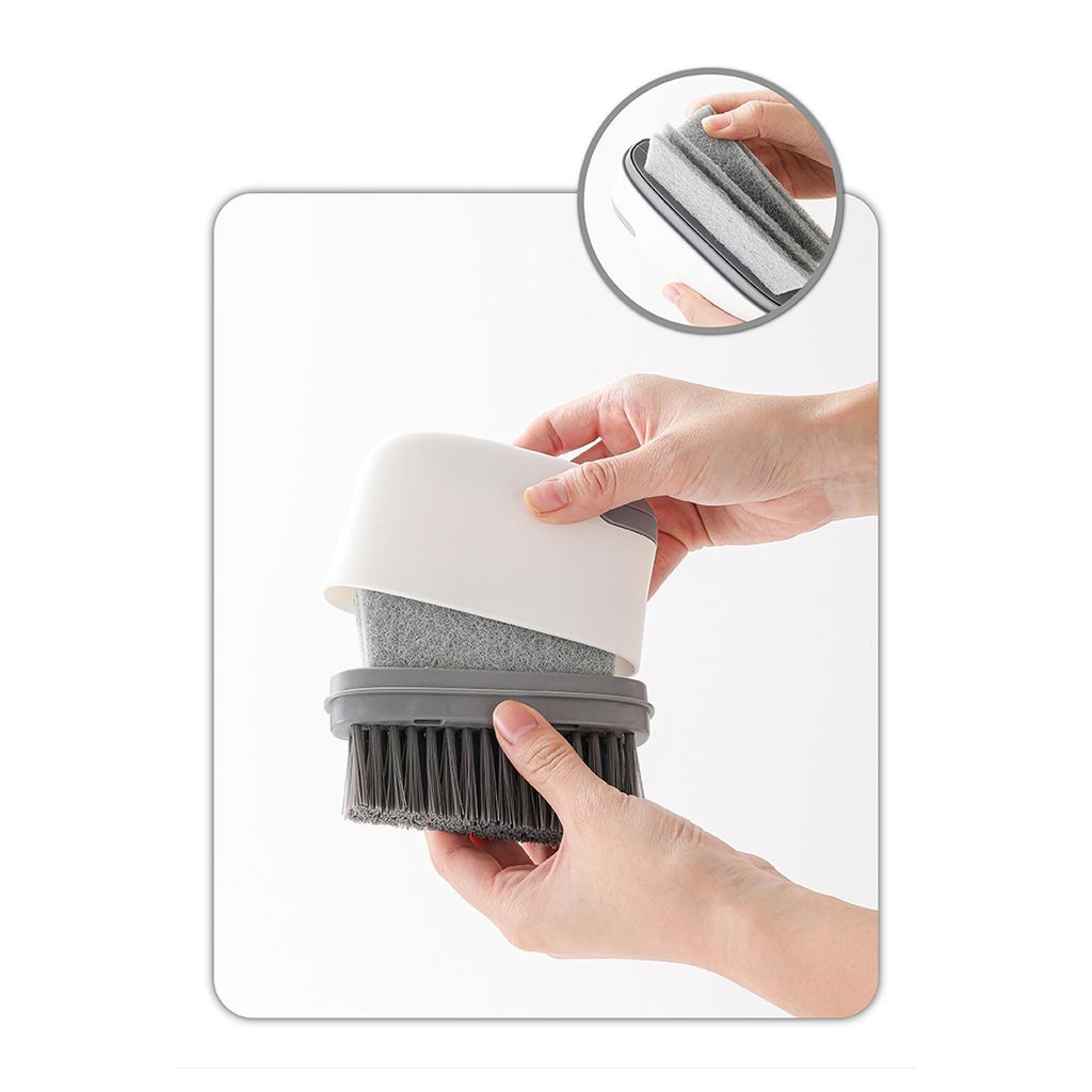 Čisticí kartáč na okenní drážky 2 v 1 Čisticí nástroj Víceúčelový čistič pro domácnost