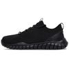 Overhaul Men Solid Black Low Top Running Shoes 52820-BBK