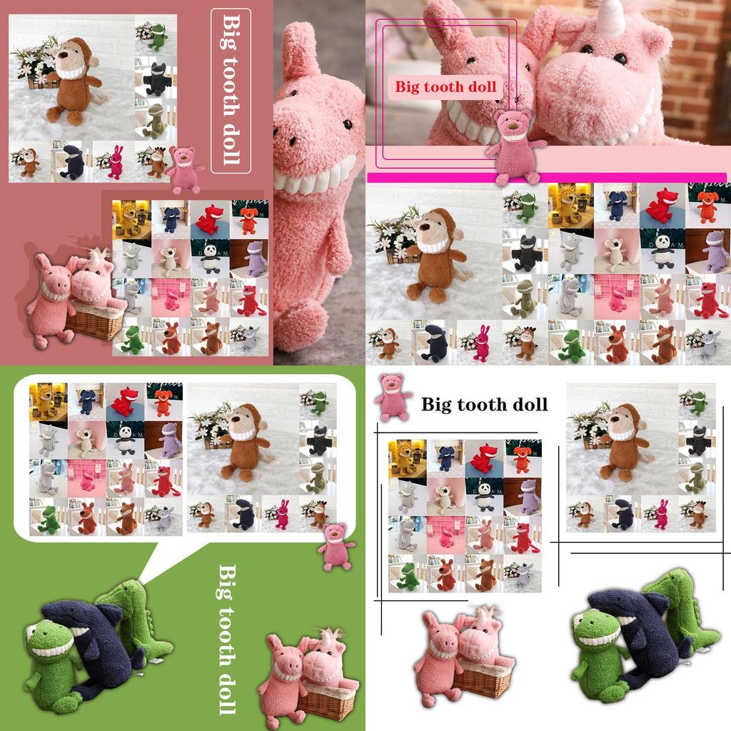 Adorable 2021 New Smile Big Teeth Doll Creative Plush Toys For Childrens Joy