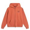 Li Ning Série Lifestyle Sportif Décontracté Confortable Simple Ample Polyvalent Sweat à capuche Unisexe Rouge Thé AWDVC13-2