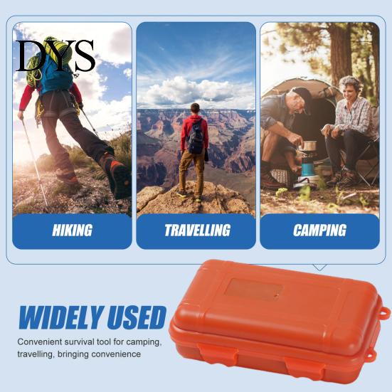 Shockproof Survival Box Outdoor Waterproof Airtight Storage Large Capacity Gear Compact Size Portable Container Carry