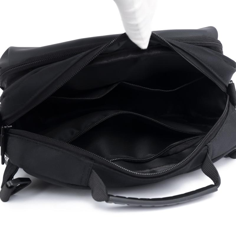 Men's Shoulder Bag Waterproof Crossbody Bag Business Chest Bag Solid Color Handbag