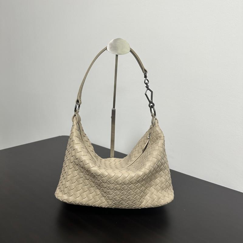 Large Woven Leather Tote Bag Women - Handmade Daily Shoulder Crossbody