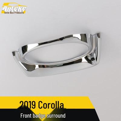 19 Corolla Front Emblem Trim Protective Sequin Sticker - Exterior Modification Accessory