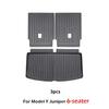 For Tesla Model YL 6 Seat 2026 2027 2025 All-Weather TPE Cargo Liner Frunk Trunk Mat Seat Back Protector Accessories