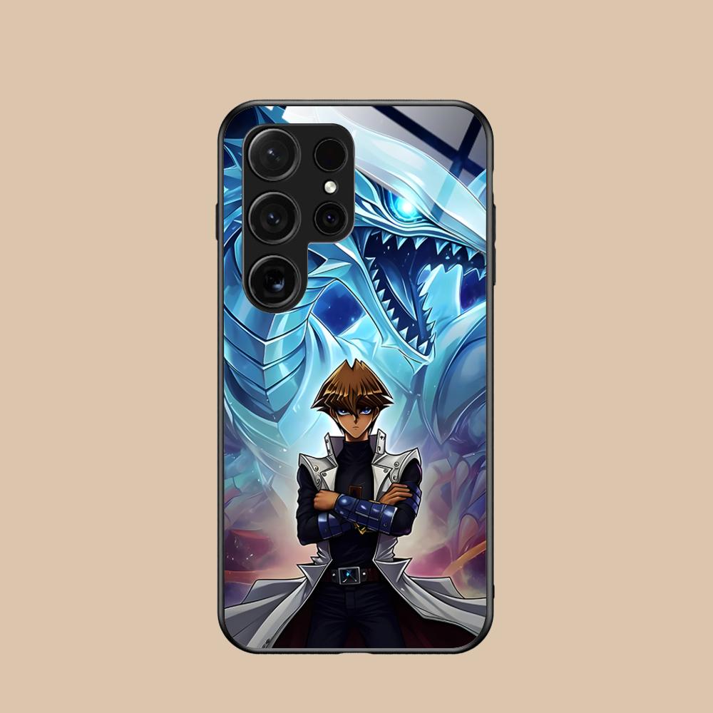 Yugioh Seto Kaiba Mobile Phone Case for Samsung Galaxy S26 S25 S24 S23 S22 S21 S20 Note20 Plus FE Ultra Glass Colorful Cover