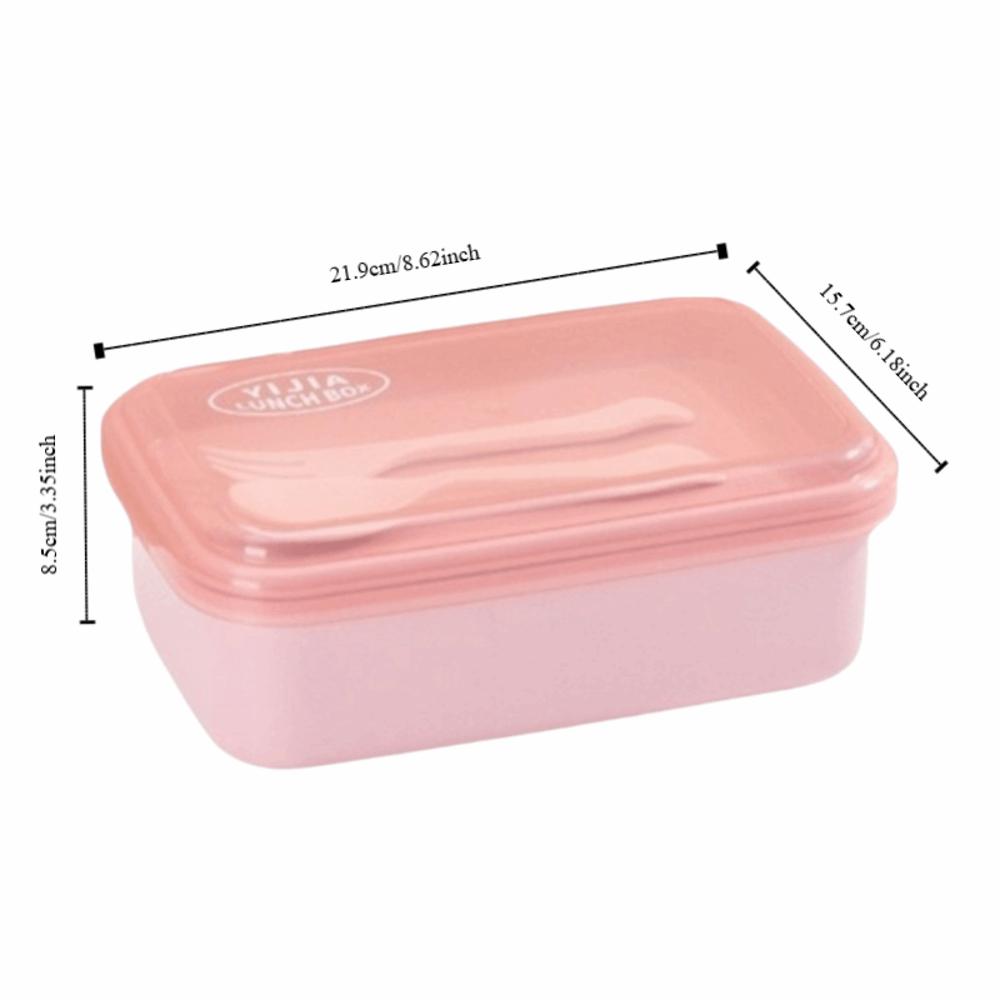 Portable Sealed Student Lunch Box Divided with Lid Food Storage Container Leak Proof Insulated Microwave Oven Lunch Box School