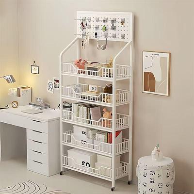Mobile Multi-layer Display Rack for Snacks, Beverages, and Toys