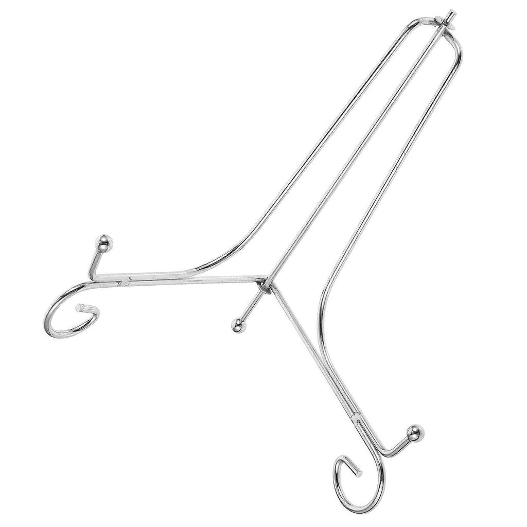 Dish Display Stand Iron Plate Holder Desktop Rack for Jewelry Display 2Pcs