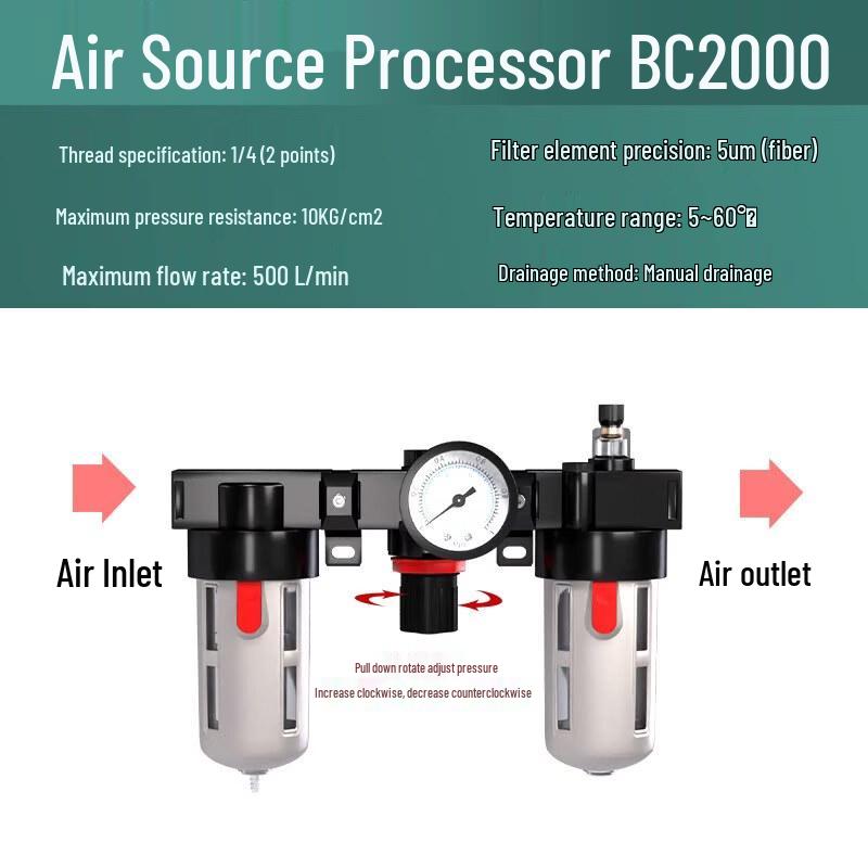 

Aokewen BC2000 Air Compressor Oil-Water Separator