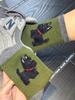Autumn And Winter Brown Flocked Wool Medium Tube Socks Cute Color Matching Cartoon Dog Thickened Warm Stacking Socks Calf Socks