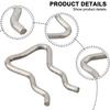 10pc Stainless Steel Diesel Fuel Injector Clip Oil Return Pipe Circlip For Bosch