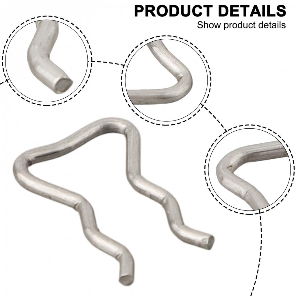10pc Stainless Steel Diesel Fuel Injector Clip Oil Return Pipe Circlip For Bosch