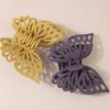 Double-layer Hollow Large Butterfly Clip Hairpin Net Celebrity Hairpin Jewelry Claw Clip Shark Clip