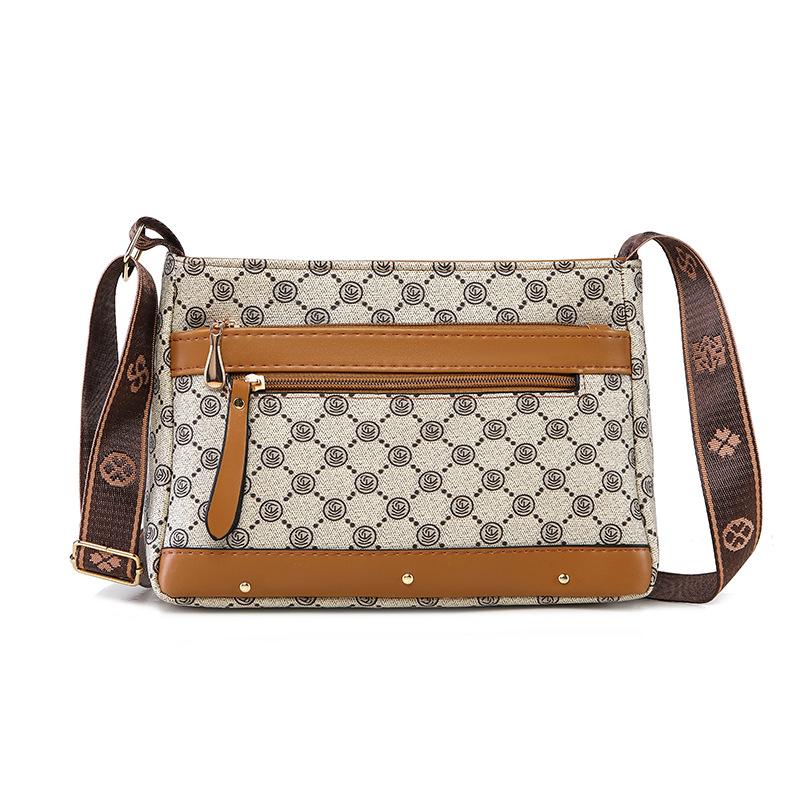 Baigou Women's Bag  New Crossbody Bag  Trendy Bag  Temperament  Versatile Soft Leather Large Capacity Shoulder Bag