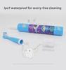 Kids' Sonic Electric Toothbrush Set, Ages 3-9, 3-Speed, USB Rechargeable, with Timer and Music.