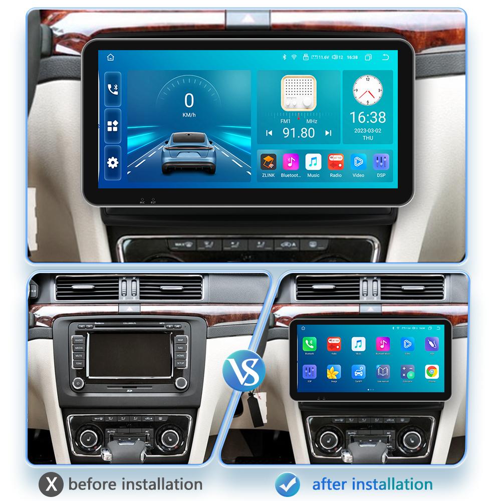 4G Android 12 Autoradio GPS pentru Skoda Superb 2 2008 -2015 Ecran inteligent Multimedia Player Video Navigație 2Din Stereo Carplay Audio Unitate principală