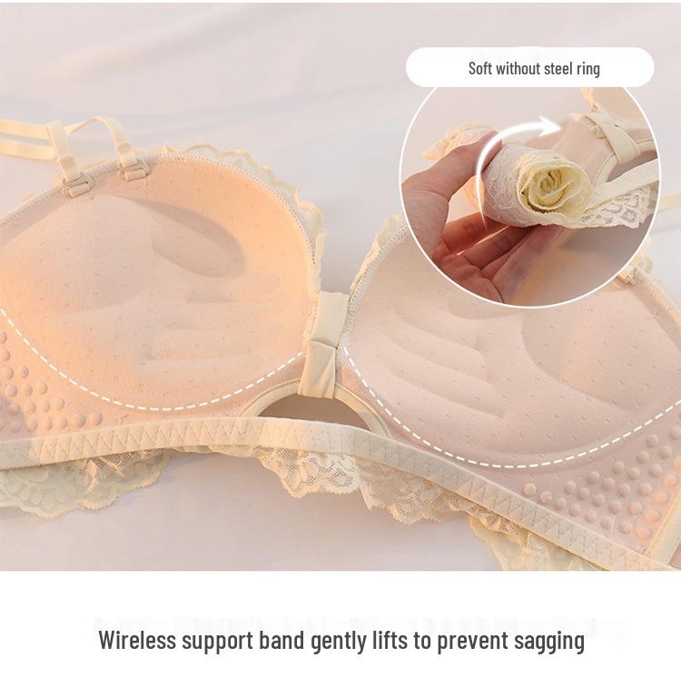 Pure Desire Lace Push-Up Bra Set for Women – Seamless, No Underwire, Adjustable Support, Sexy