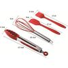 10Pcs/Set Silicone Heat Resistant Kitchen Cooking Utensils Non-Stick Baking Tool Tongs Ladle Gadget DISHWASHER SAFE FOOD GRADE SILICONE